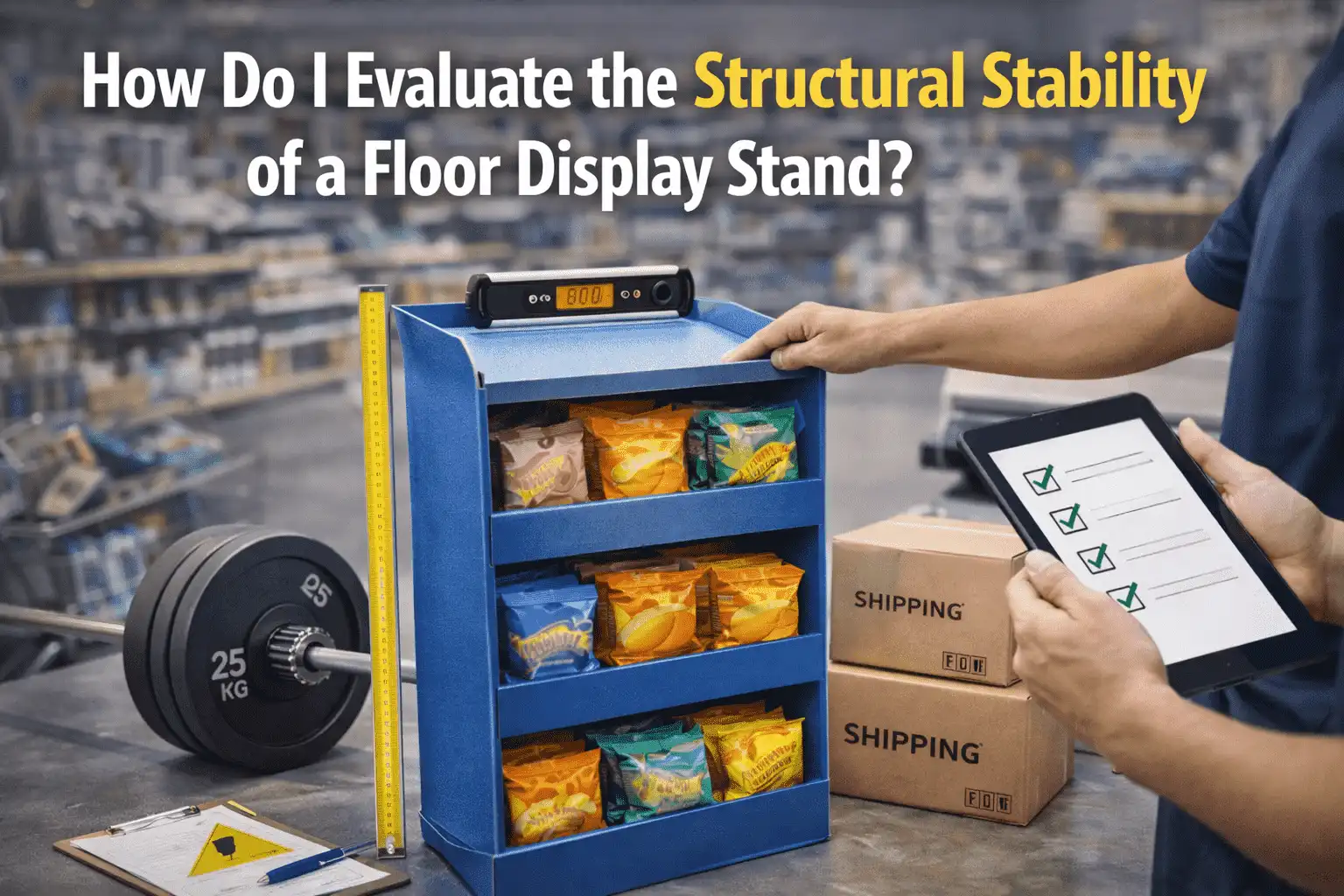 How Do I Evaluate the Structural Stability of a Floor Display Stand?
